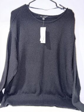 Black Women's Crewneck Sweater